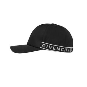 Authentic Givenchy Black Cap with Logo Band